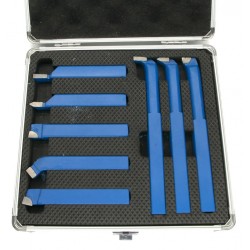 Conjunto de facas de torneamento 16x16, 8 unidades