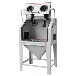 Jateadora com cabine de 350 L – abertura superior, para perfis KDP350TOPPLUS + sistema de exaustão DC15
