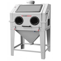 Jateadora com cabine de 350 L – abertura superior, para perfis KDP350TOPPLUS + sistema de exaustão DC15