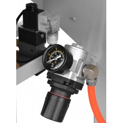 Máquina de jato de areia com cabina de 420 L - abertura superior KDP420 + sistema de exaustão DC15
