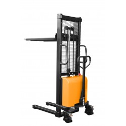 Półelektryczny masztowy wózek paletowy B1016 (udźwig 1000 kg, unoszenie 1600 mm)