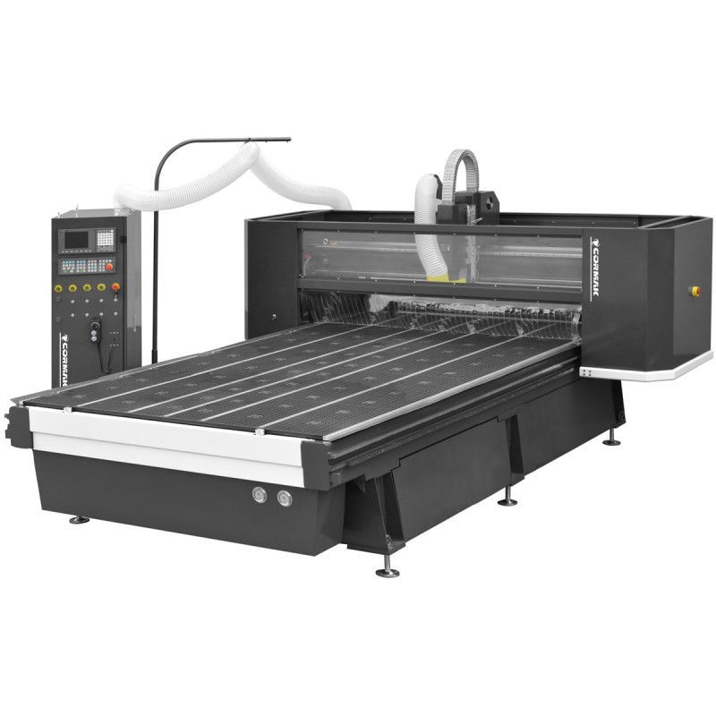 Fresadora CNC CORMAK C2030 IND (2000x3000) + mesa híbrida