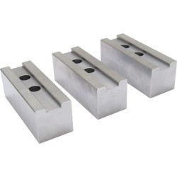 Mordentes macios dentados para mandris de torno