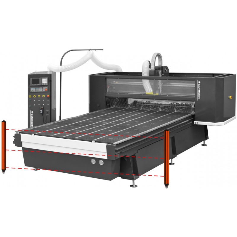 Fresadora CNC CORMAK C2030 IND (2000x3000) + mesa híbrida