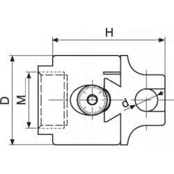 Conjunto MK3 para mandrilagem de orifícios de 10 a 125 mm