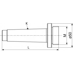 Conjunto MK3 para mandrilagem de orifícios de 10 a 125 mm