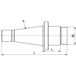 Conjunto ISO40 para mandrilagem de orifícios de 10 a 125 mm