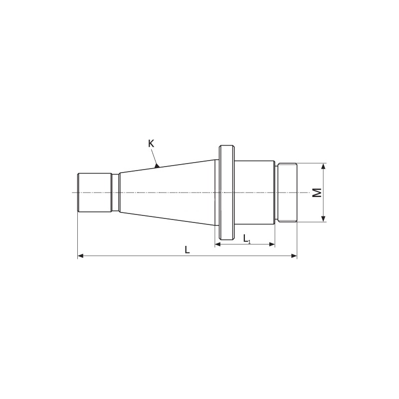 Conjunto ISO40 para mandrilagem de orifícios de 10 a 125 mm