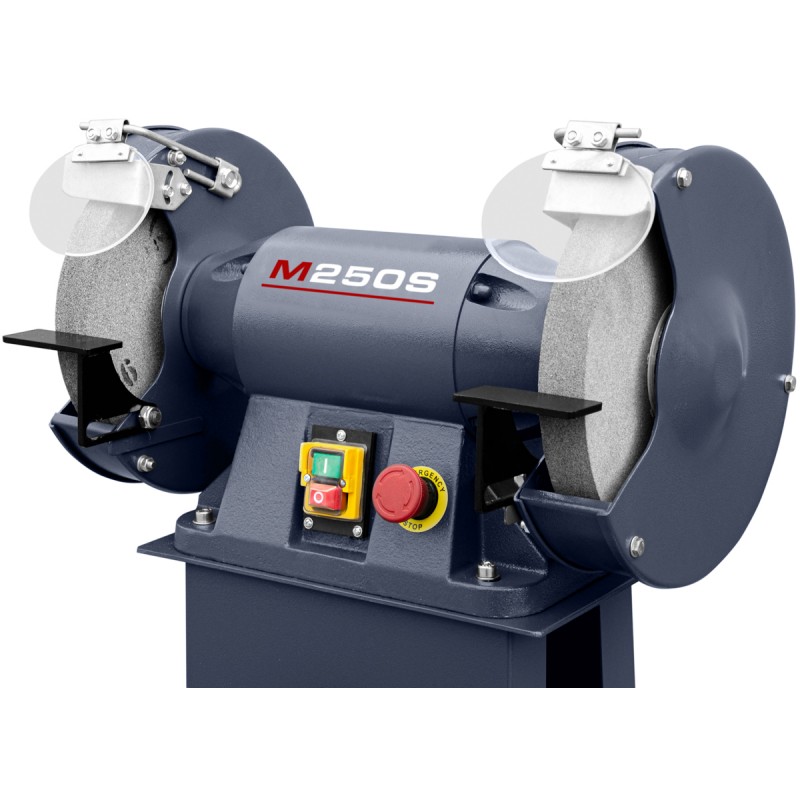Lixadeira industrial de dois discos CORMAK M250S com base