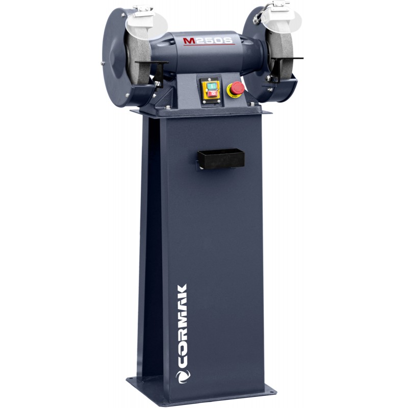 Lixadeira industrial de dois discos CORMAK M250S com base