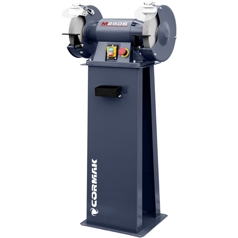 Lixadeira industrial de dois discos CORMAK M250S com base