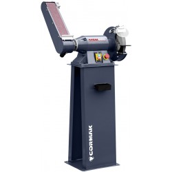 Lixadeira industrial multifuncional de cinta e disco CORMAK MSM250 com base