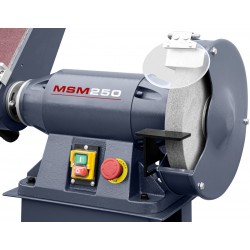 Lixadeira industrial multifuncional de cinta e disco CORMAK MSM250 com base