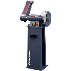 Lixadeira industrial multifuncional de cinta e disco CORMAK MSM250 com base