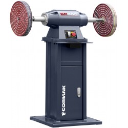 Máquina industrial de lixagem e polimento para remoção de rebarbas e polimento CORMAK SP350 com base