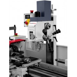 Torno-fresadora CORMAK TYTAN Center 750 Vario + lâminas + broca rotativa
