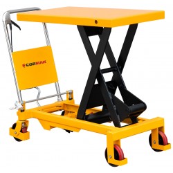 Carro elevador de tesoura com plataforma TA100 (capacidade de carga de 1000 kg, altura de elevação de 1000 mm)
