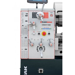 Torno universal convencional CORMAK 410 x 1000 + lâminas + espiga rotativa