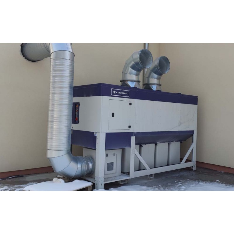 Exaustor industrial para poeiras e aparas de madeira CORMAK DCV8900TC VIBER