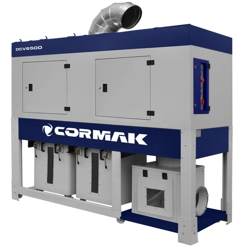 Exaustor industrial para poeiras e aparas de madeira CORMAK DCV6500TC VIBER