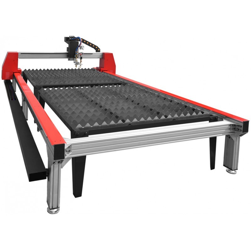 Máquina de corte a plasma e gás PW-1530 AST 1500x3000 + compressor Luft 1000 + fonte SPARTUS ProCUT 125CNC