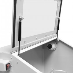 Máquina de jato de areia com cabina de 190 L – abertura superior KDP190