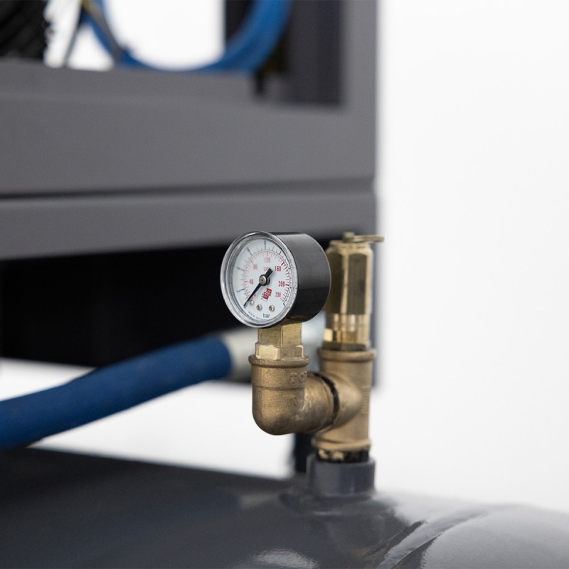 Compressor de parafuso com secador e depósito de 500 L - LUFT 1500 COMPACT 11 kW - 1580 L/min