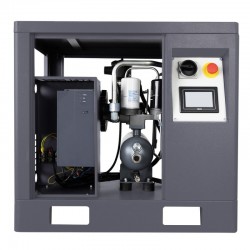 Compressor de parafuso com inversor LUFT 400 - 3,0 kW - 380 l/min. 230 V + Reservatório de pressão vertical de 270 l
