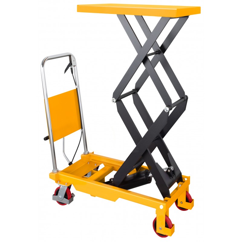 Carro elevador de plataforma tipo tesoura TA1513 (capacidade de carga de 150 kg, altura de elevação de 1340 mm)