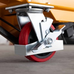 Carro elevador de plataforma tipo tesoura TA1513 (capacidade de carga de 150 kg, altura de elevação de 1340 mm)