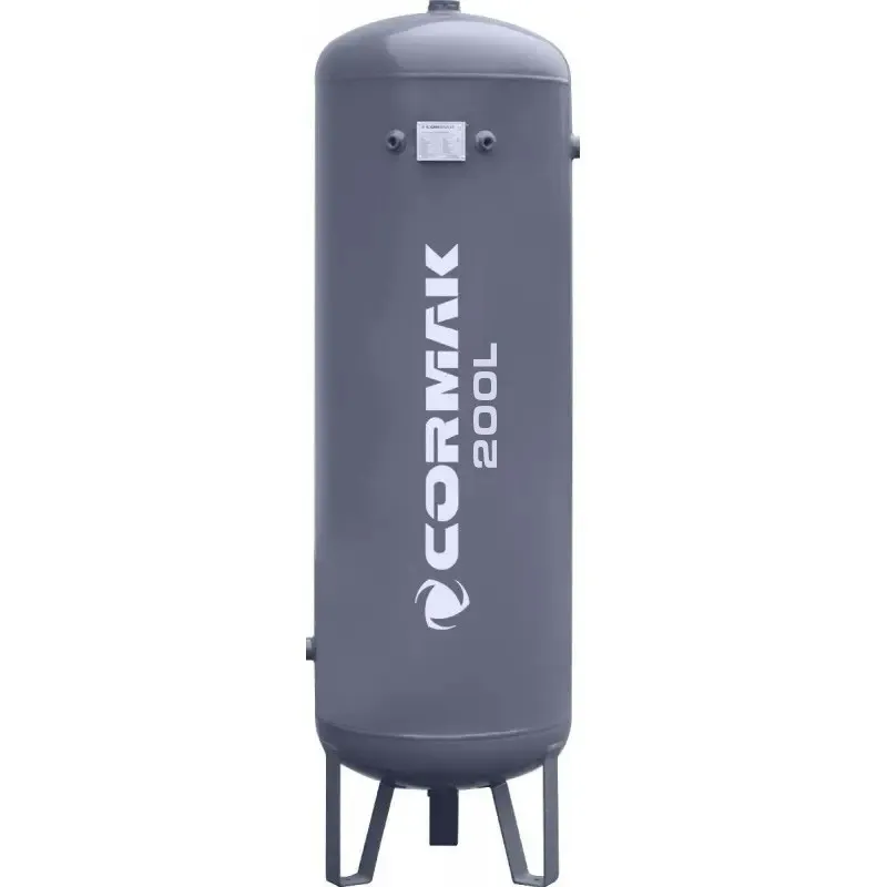 Reservatório vertical de ar comprimido para compressor, 11 bar, 200 L