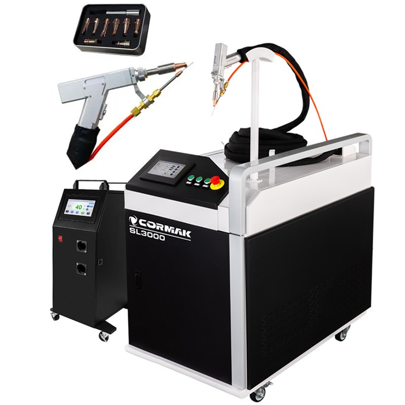 Máquina de soldadura a laser de 3000 W CORMAK SL3000 3 em 1