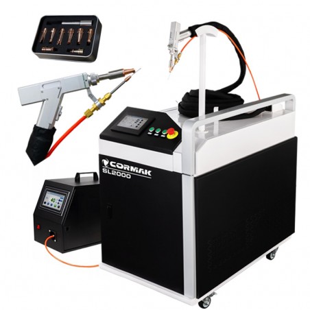 Máquina de soldadura a laser de 2000 W CORMAK SL2000 3 em 1