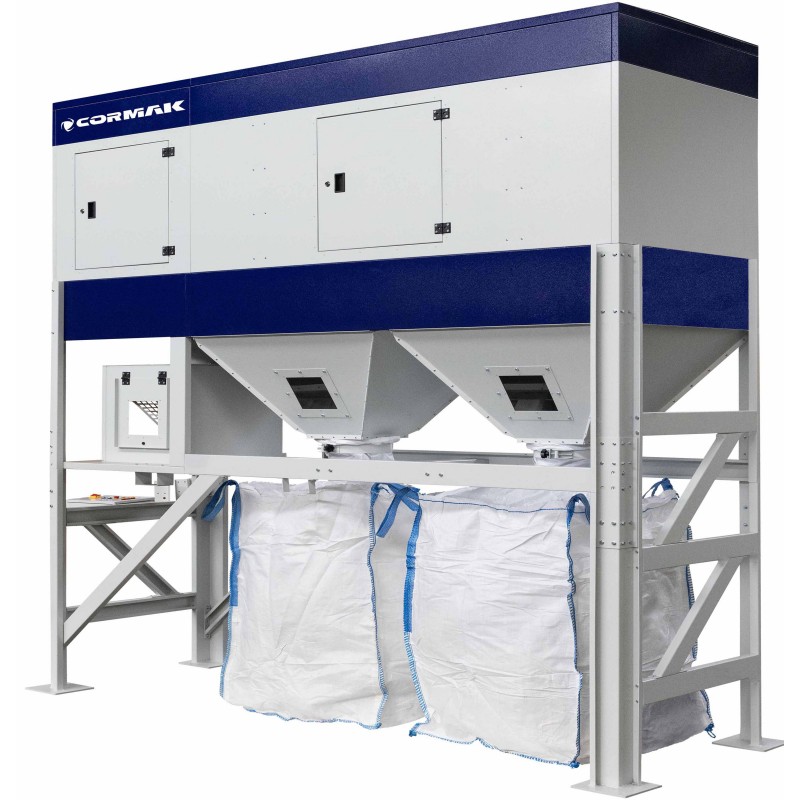 Aspirador industrial para poeiras e aparas de madeira CORMAK SCV15000TC VIBER BIG-BAG