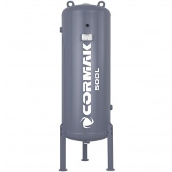 Reservatório vertical de ar comprimido para compressor, 16 bar, 500 L