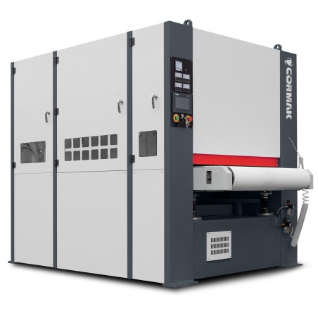 Lixadeira de fita larga, desbastadora, desbastadora de metal CORMAK - SG1000R