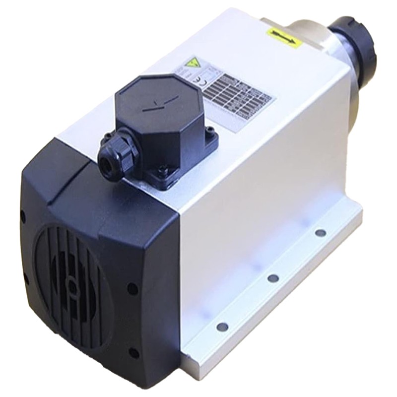 Eixo motor elétrico CNC HQD de 5,5 kW, ER32, 18 000 rpm
