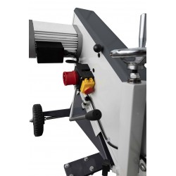 Lixadeira de fita para metal, chapas, juntas, soldaduras e pavimentos CORMAK PSM75DC com sistema de exaustão