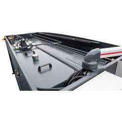 Tesoura hidráulica de guilhotina NC SHARK 10x4000