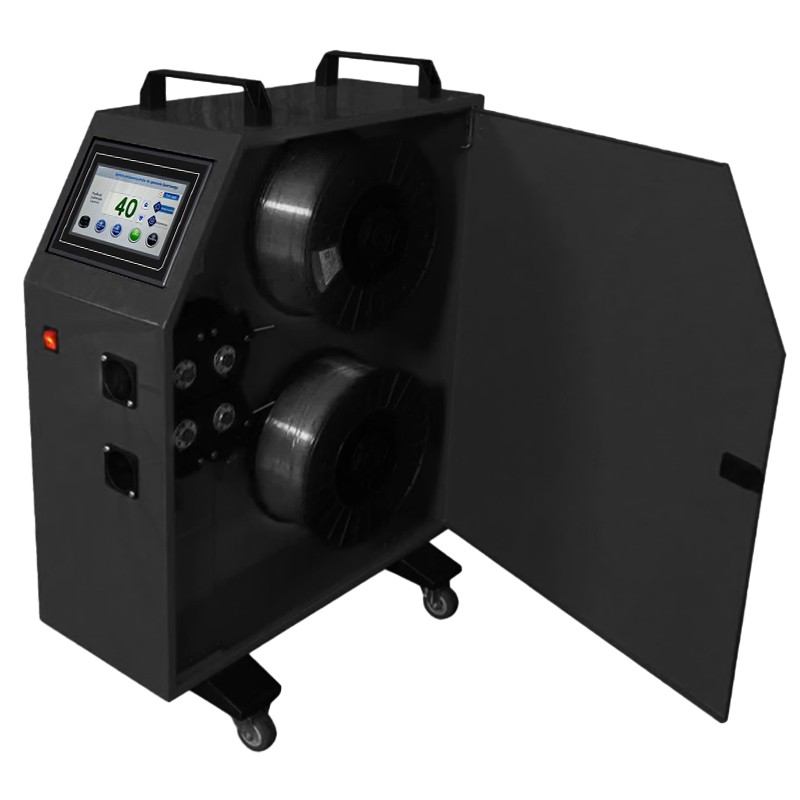 ALIMENTADOR DUPLO AUTOMÁTICO DE FIO PARA MÁQUINAS DE SOLDAGEM A LASER CORMAK