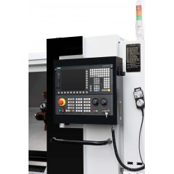 Torno CNC CK7150 x1000 com mandril hidráulico para 12 ferramentas, SIEMENS SINUMERIK 808D