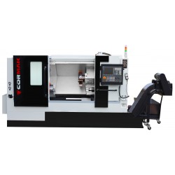 Torno CNC CK7150 x1000 com mandril hidráulico para 12 ferramentas, SIEMENS SINUMERIK 808D