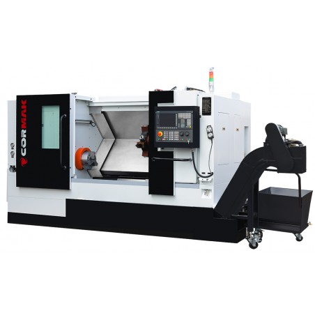 Torno CNC CK7160X1000 com mandril hidráulico para 12 ferramentas, SIEMENS SINUMERIK 808D