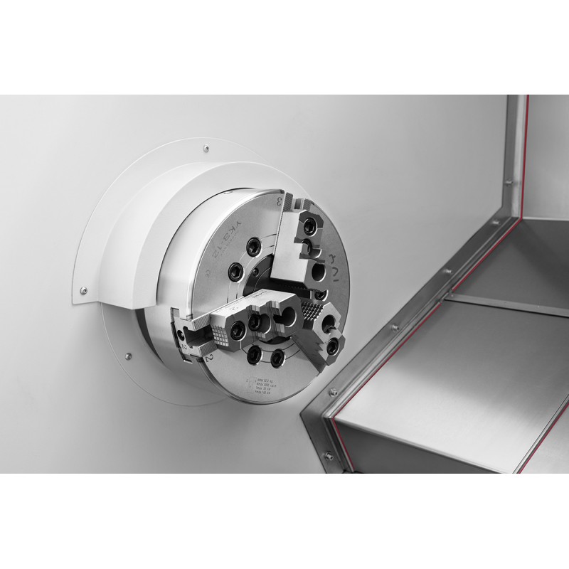 TORNO CNC CK7160X3000 COM MANDRIL HIDRÁULICO PARA 12 FERRAMENTAS E CONTROLADOR SIEMENS SINUMERIK 808D