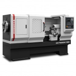TORNO CNC PARA TUBOS CORMAK CKT800x3000, passagem do fuso de 130 mm, SIEMENS SINUMERIK