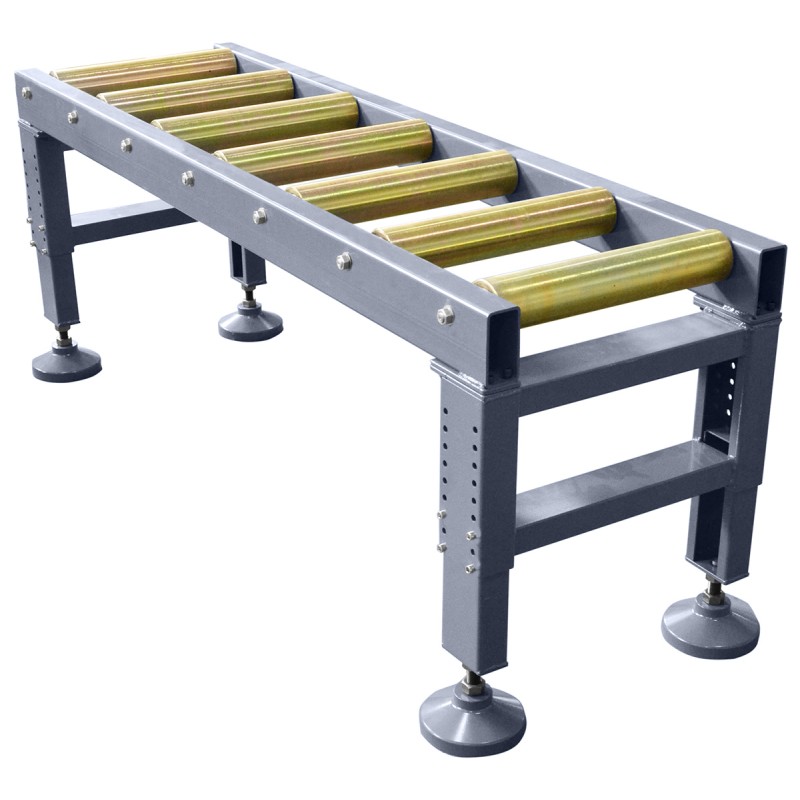 Transportador de rolos robusto de 2 m – capacidade de carga de 2 toneladas