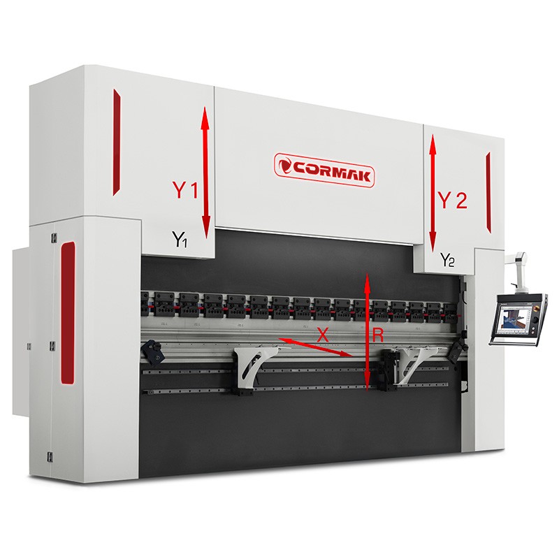 Prancha de dobra hidráulica CORMAK CNC SERVO ELITE 40×1600 DA-58T