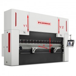 Prensa de dobra hidráulica CORMAK CNC SERVO ELITE 40×2000 DA-58T
