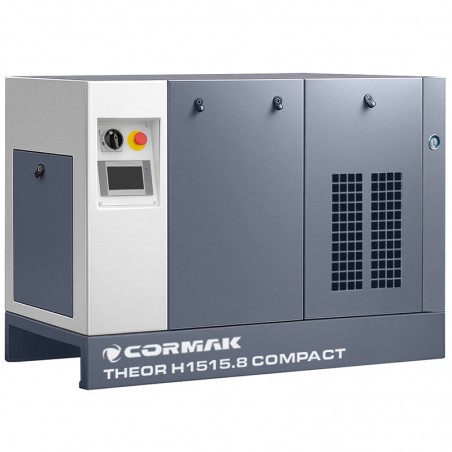 Compressor de alta pressão de parafuso de 15 kW - 15,8 bar COMPACT com secador para cortadoras a laser de fibra