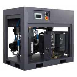 Sprężarka śrubowa z falownikiem THEOR 20 - 15kW - 2000 L/min. + Osuszacz ziębniczy N20S + Zbiornik ciśnieniowy pionowy 500 L